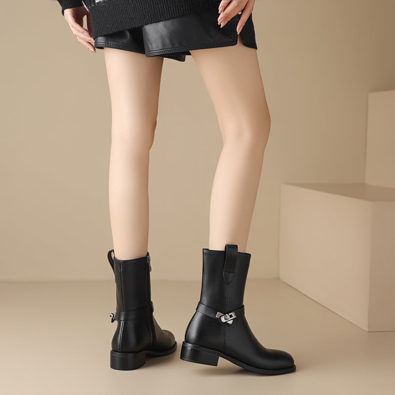 HG177-Elina Leather Works-Women's Genuine Leather Shoes