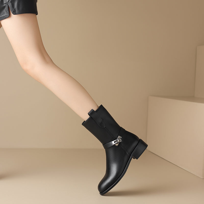 HG177-Elina Leather Works-Women's Genuine Leather Shoes