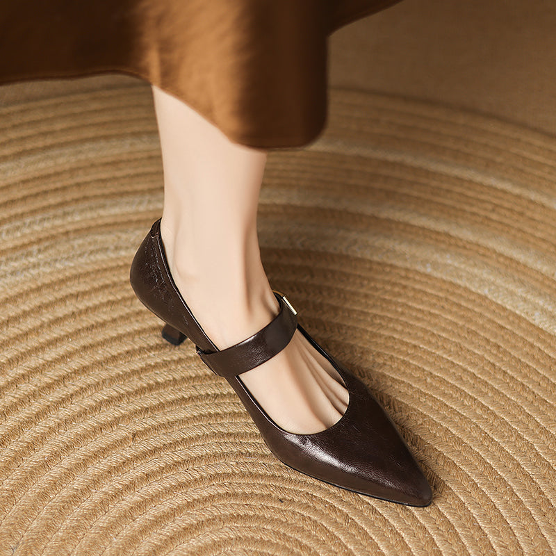 HG232-Elina Leather Works-Women's Genuine Leather Shoes