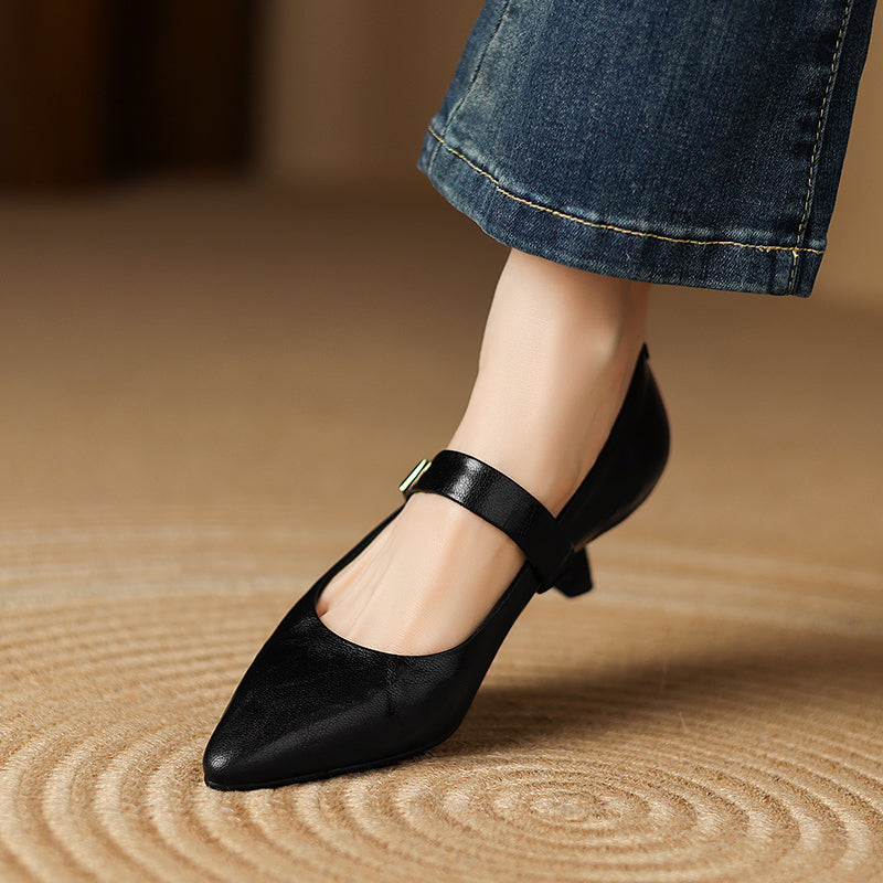 HG232-Elina Leather Works-Women's Genuine Leather Shoes