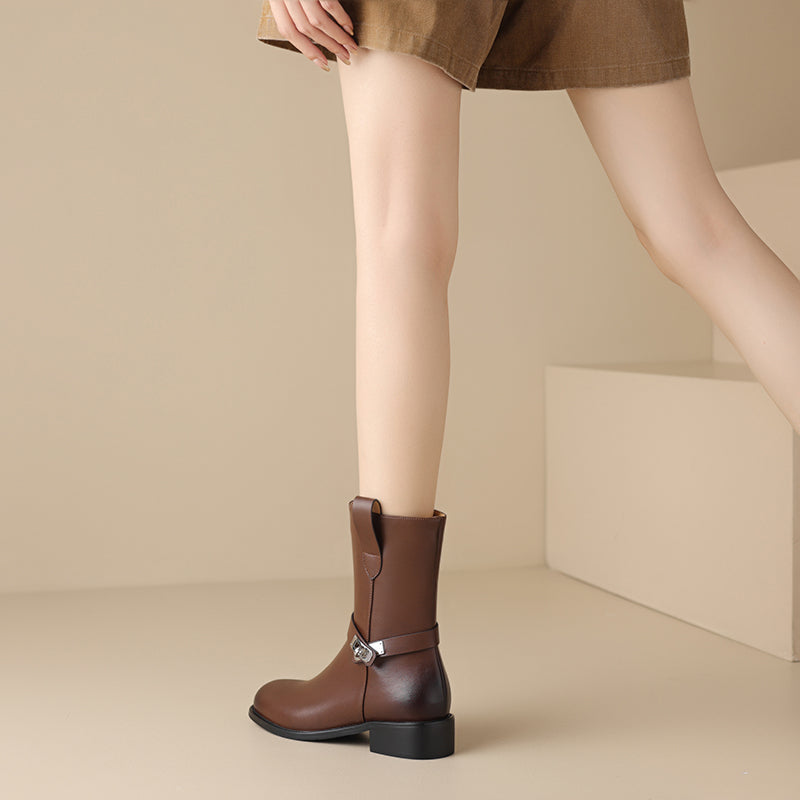 HG177-Elina Leather Works-Women's Genuine Leather Shoes
