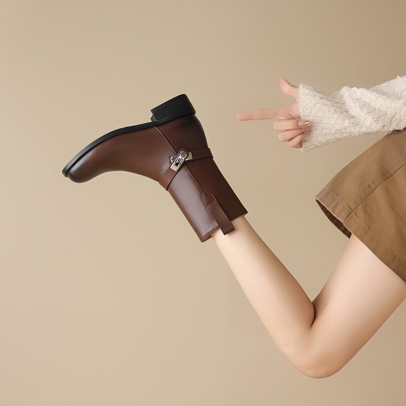 HG177-Elina Leather Works-Women's Genuine Leather Shoes