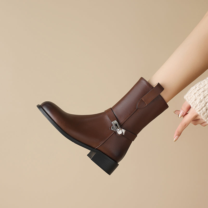 HG177-Elina Leather Works-Women's Genuine Leather Shoes