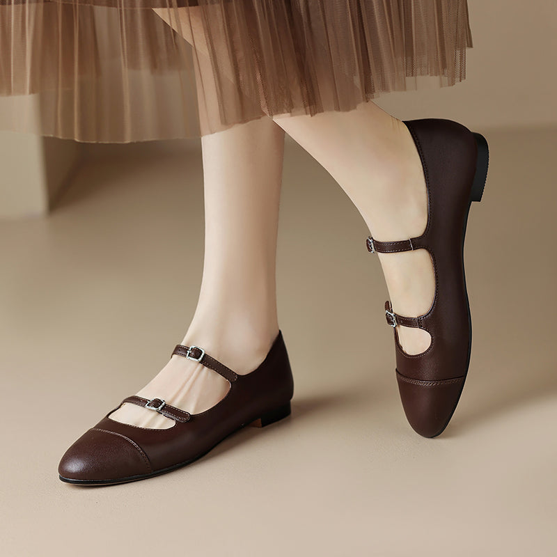 HG155-Elina Leather Works-Women's Genuine Leather Shoes