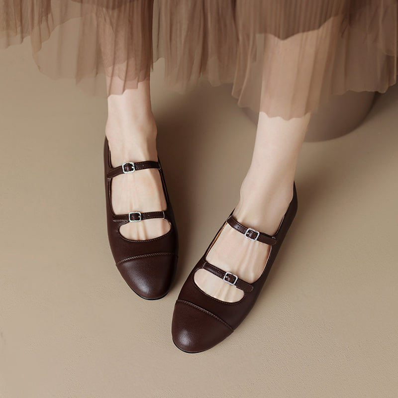 HG155-Elina Leather Works-Women's Genuine Leather Shoes