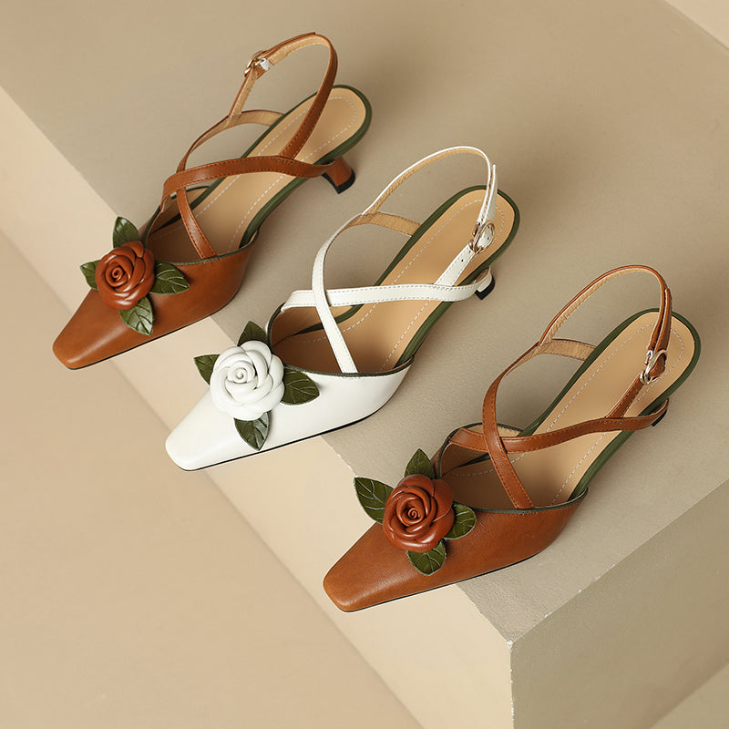 HG150-Elina Leather Works-Women's Genuine Leather Shoes