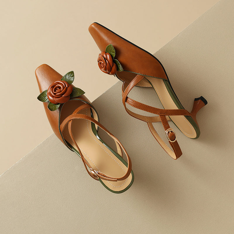 HG150-Elina Leather Works-Women's Genuine Leather Shoes