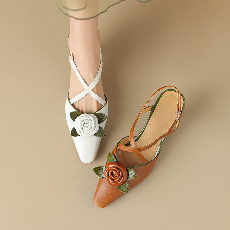HG150-Elina Leather Works-Women's Genuine Leather Shoes