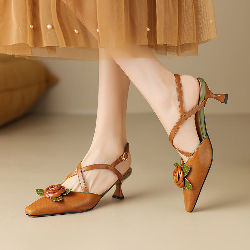 HG150-Elina Leather Works-Women's Genuine Leather Shoes