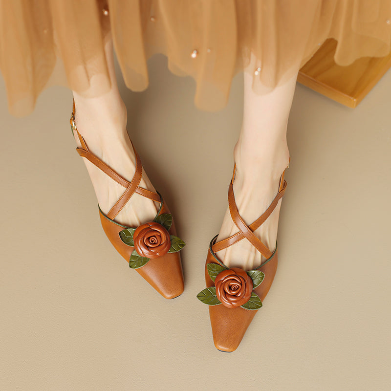 HG150-Elina Leather Works-Women's Genuine Leather Shoes