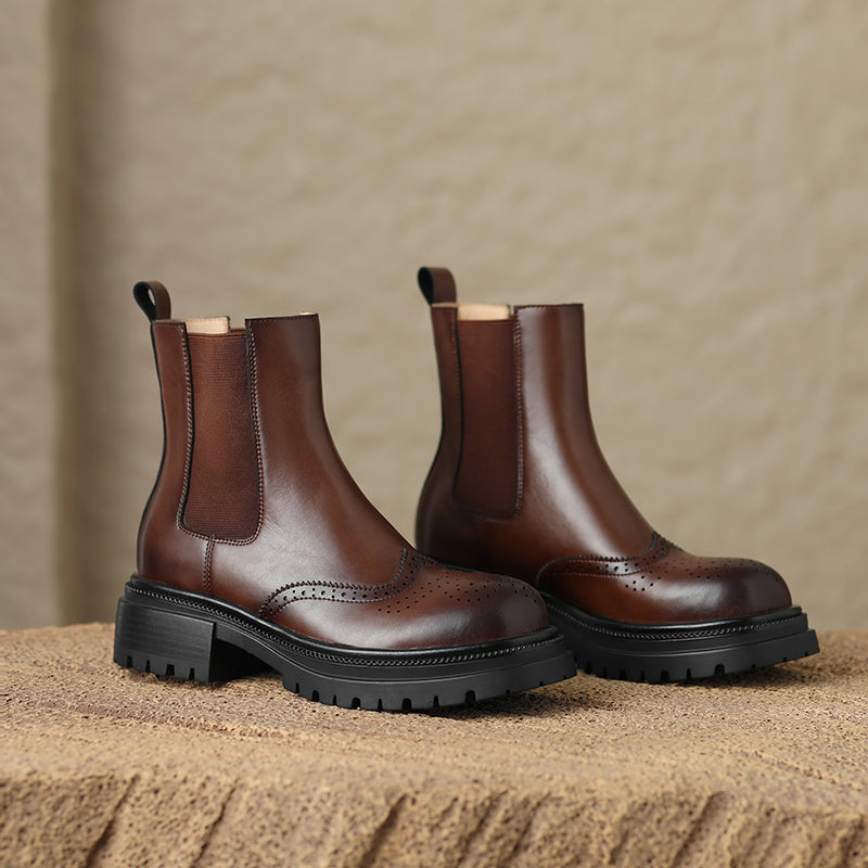 HG163-Elina Leather Works-Women's Genuine Leather Shoes