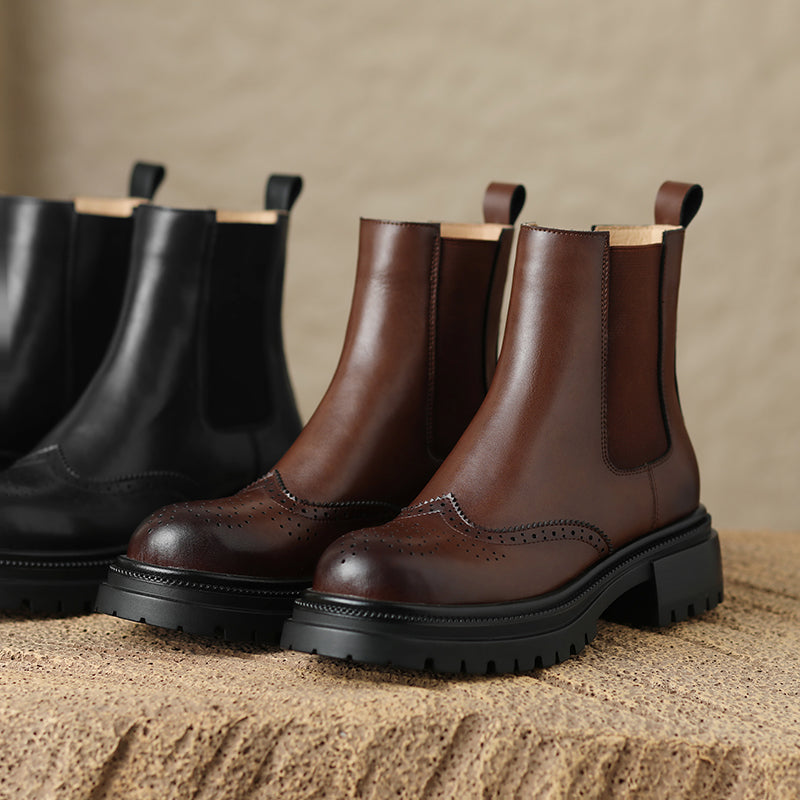 HG163-Elina Leather Works-Women's Genuine Leather Shoes