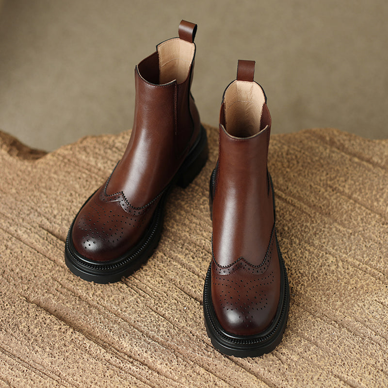 HG163-Elina Leather Works-Women's Genuine Leather Shoes