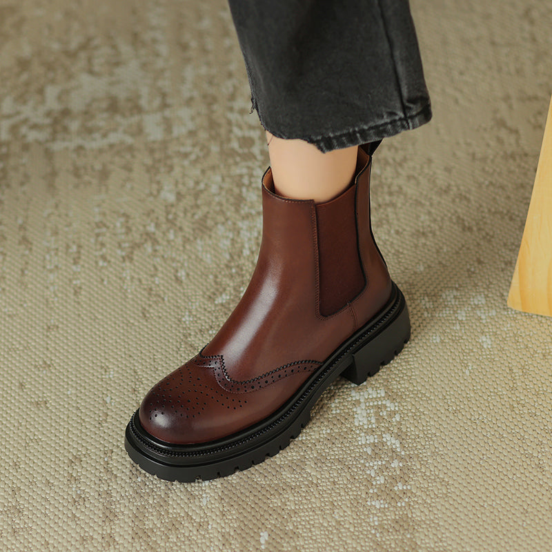 HG163-Elina Leather Works-Women's Genuine Leather Shoes