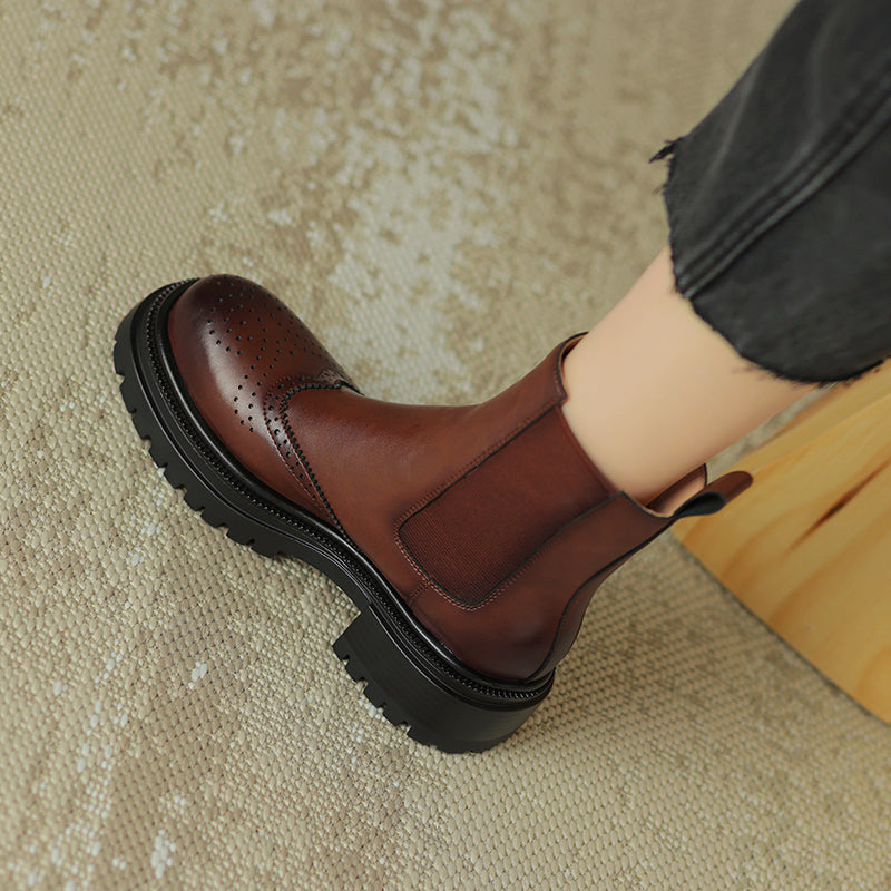 HG163-Elina Leather Works-Women's Genuine Leather Shoes