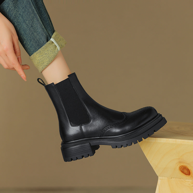 HG163-Elina Leather Works-Women's Genuine Leather Shoes