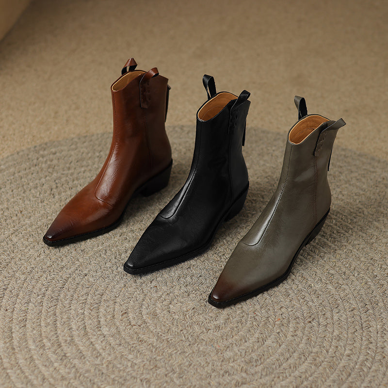 HG165-Elina Leather Works-Women's Genuine Leather Shoes