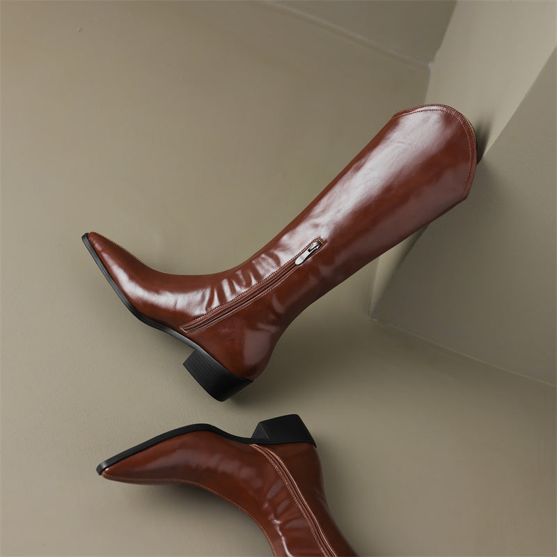HG166-Elina Leather Works-Women's Genuine Leather Shoes