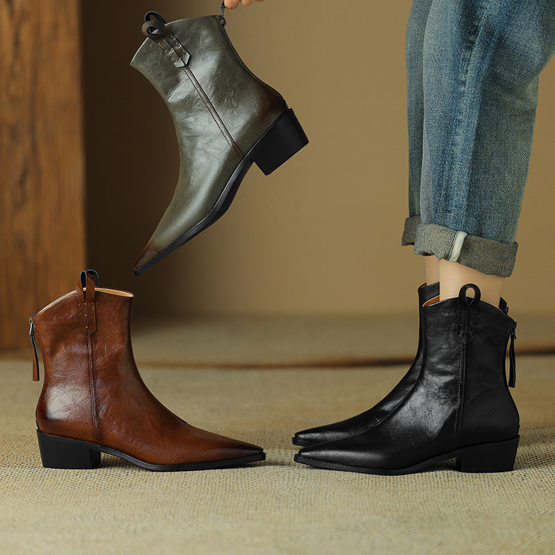 HG165-Elina Leather Works-Women's Genuine Leather Shoes