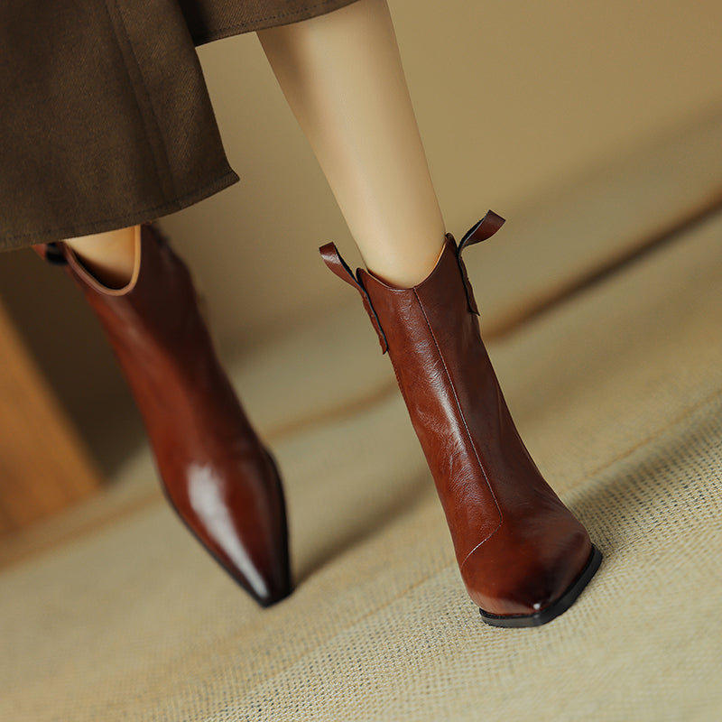 HG165-Elina Leather Works-Women's Genuine Leather Shoes