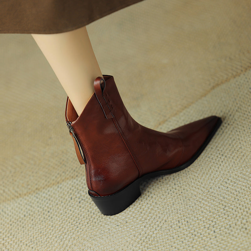 HG165-Elina Leather Works-Women's Genuine Leather Shoes