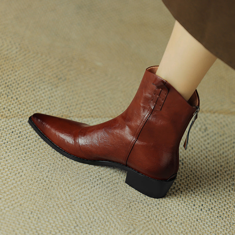 HG165-Elina Leather Works-Women's Genuine Leather Shoes
