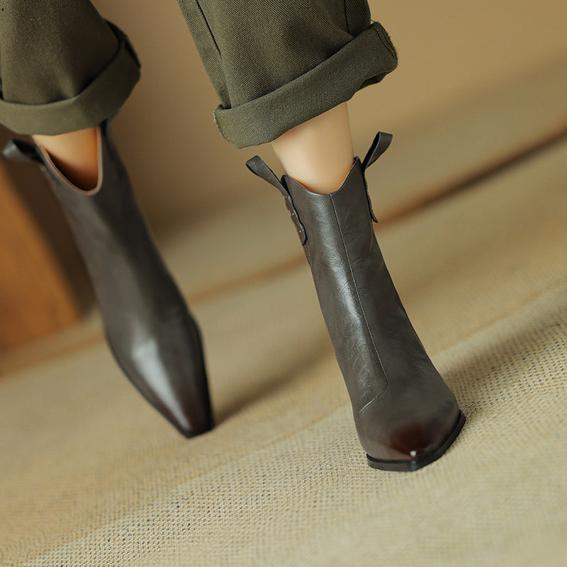 HG165-Elina Leather Works-Women's Genuine Leather Shoes