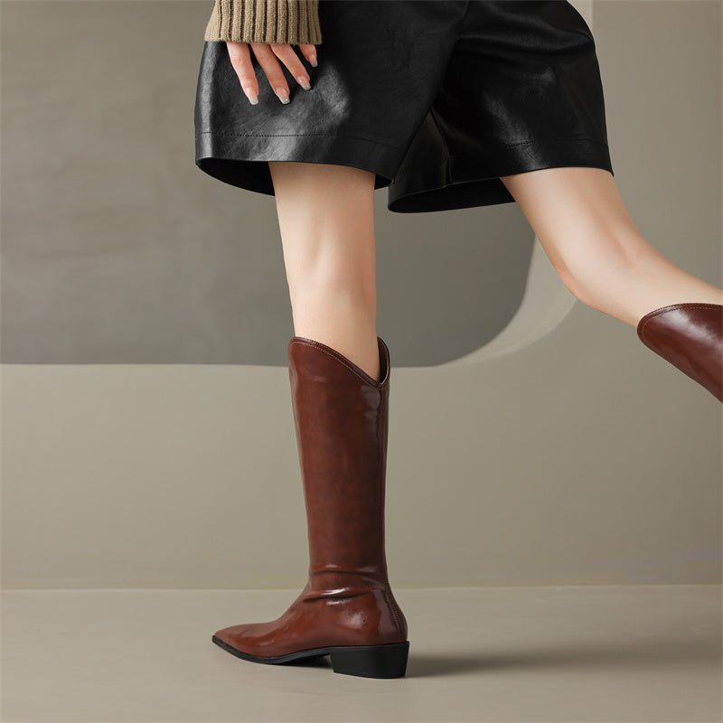 HG166-Elina Leather Works-Women's Genuine Leather Shoes