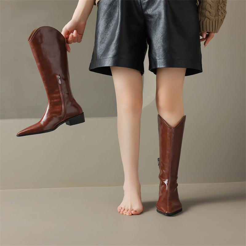 HG166-Elina Leather Works-Women's Genuine Leather Shoes
