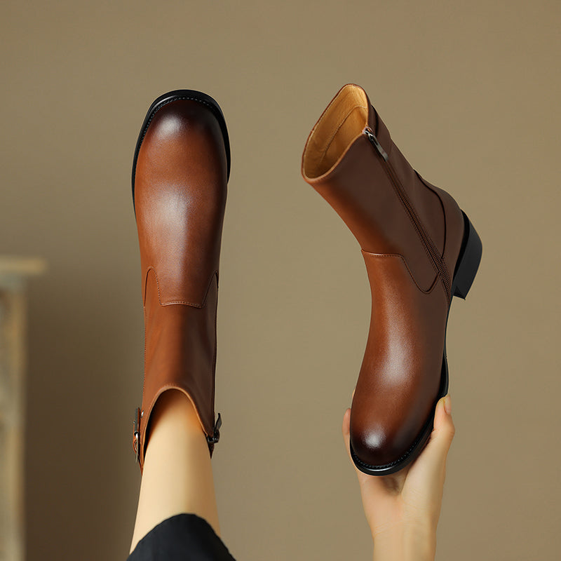 HG167-Elina Leather Works-Women's Genuine Leather Shoes