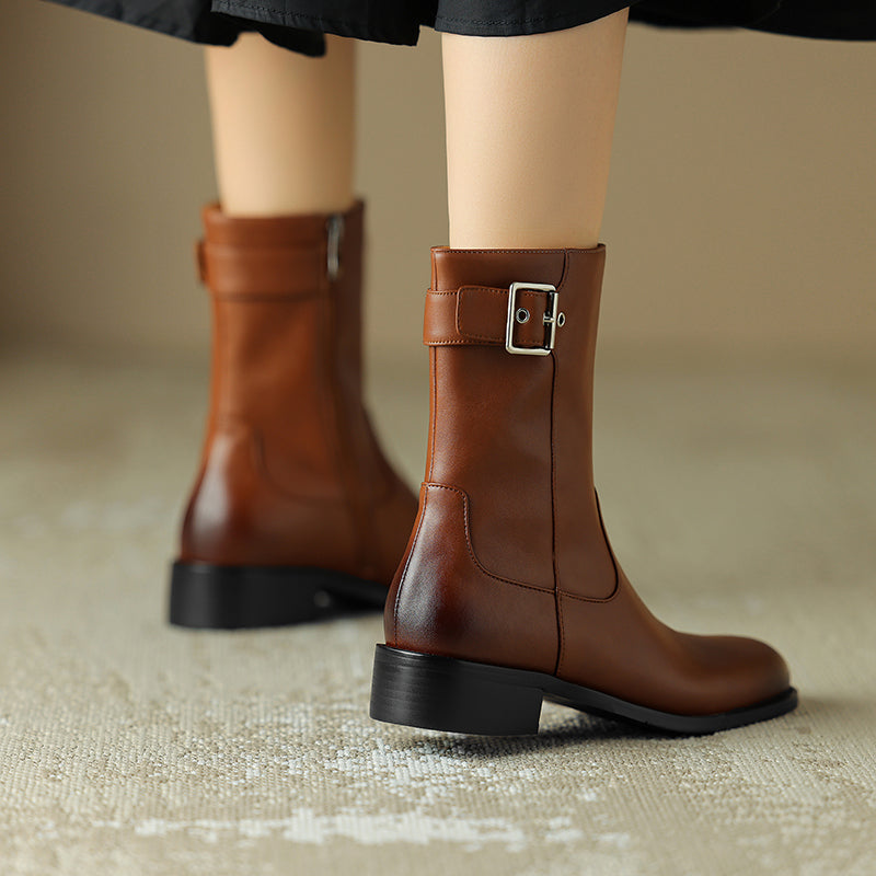 HG167-Elina Leather Works-Women's Genuine Leather Shoes
