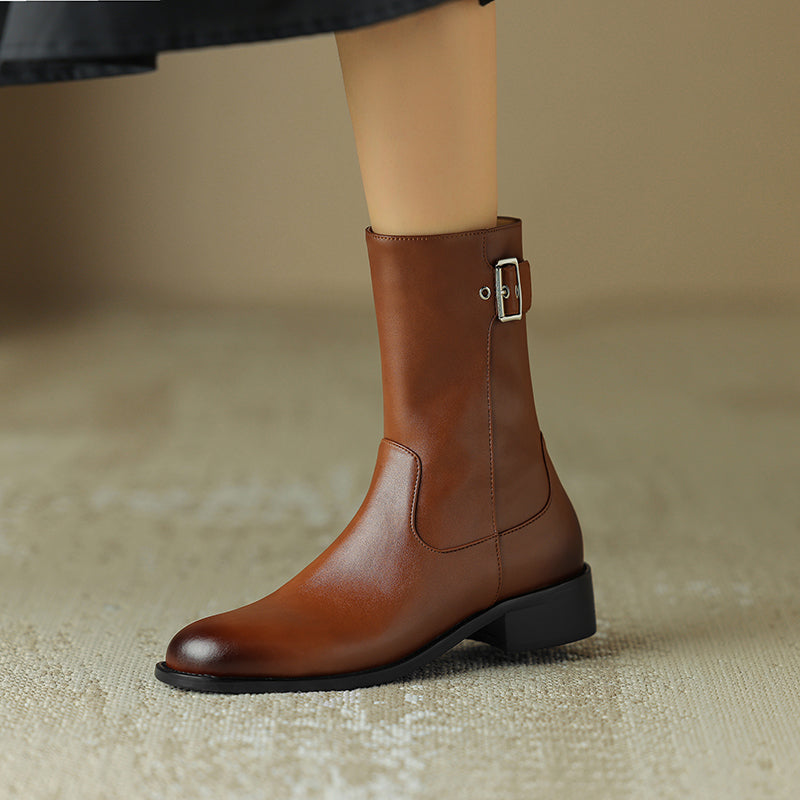 HG167-Elina Leather Works-Women's Genuine Leather Shoes