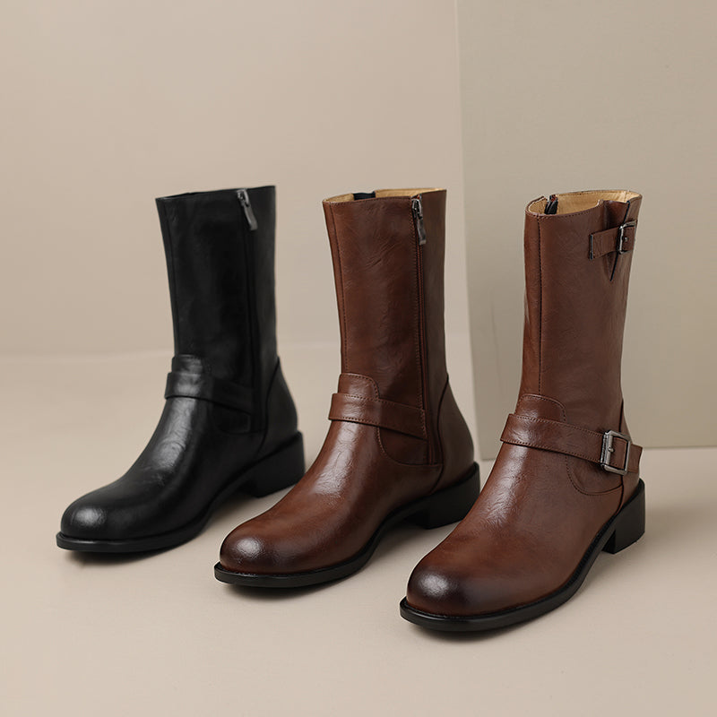 HG172-Elina Leather Works-Women's Genuine Leather Shoes