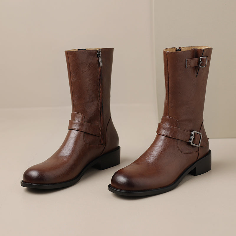 HG172-Elina Leather Works-Women's Genuine Leather Shoes