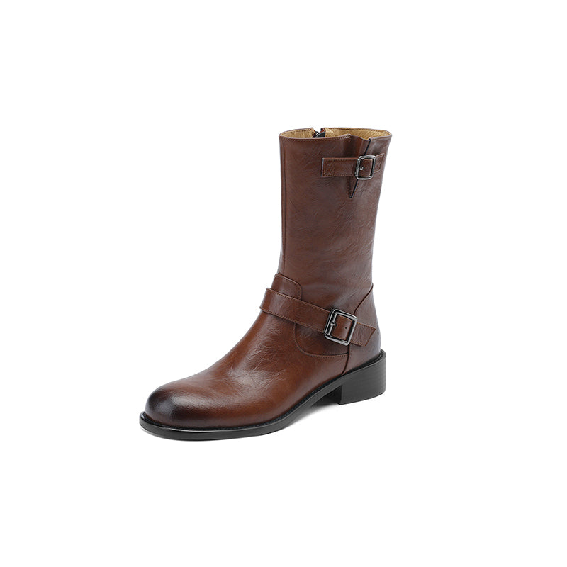 HG172-Elina Leather Works-Women's Genuine Leather Shoes