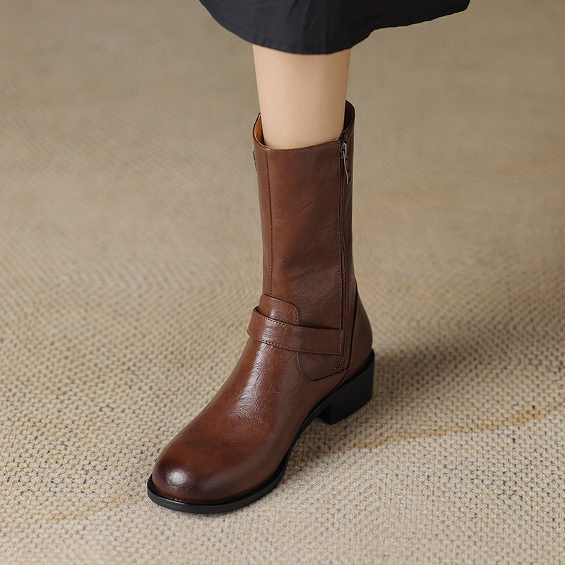 HG172-Elina Leather Works-Women's Genuine Leather Shoes