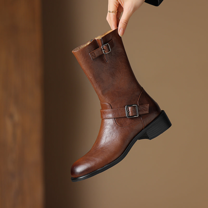 HG172-Elina Leather Works-Women's Genuine Leather Shoes