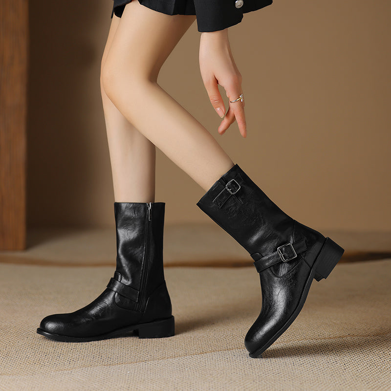 HG172-Elina Leather Works-Women's Genuine Leather Shoes