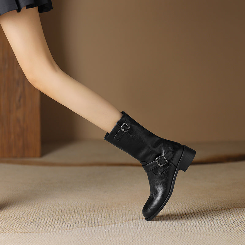 HG172-Elina Leather Works-Women's Genuine Leather Shoes