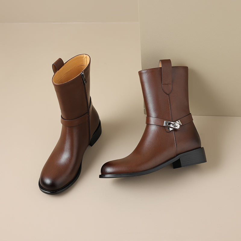 HG177-Elina Leather Works-Women's Genuine Leather Shoes