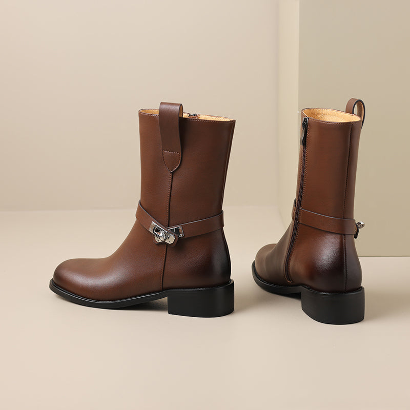 HG177-Elina Leather Works-Women's Genuine Leather Shoes
