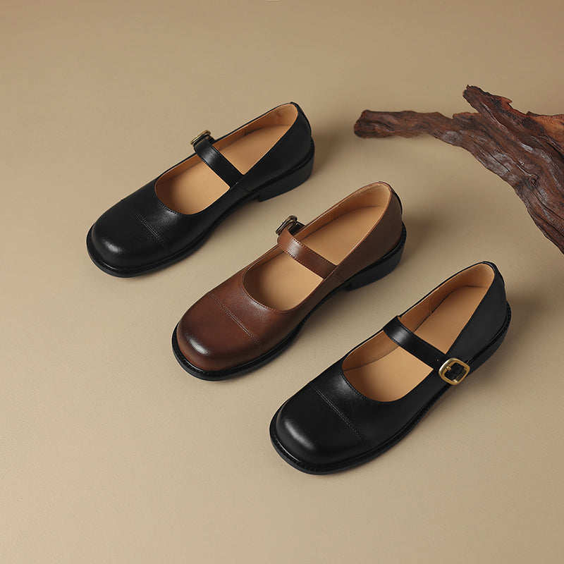 HG202-Elina Leather Works-Women's Genuine Leather Shoes