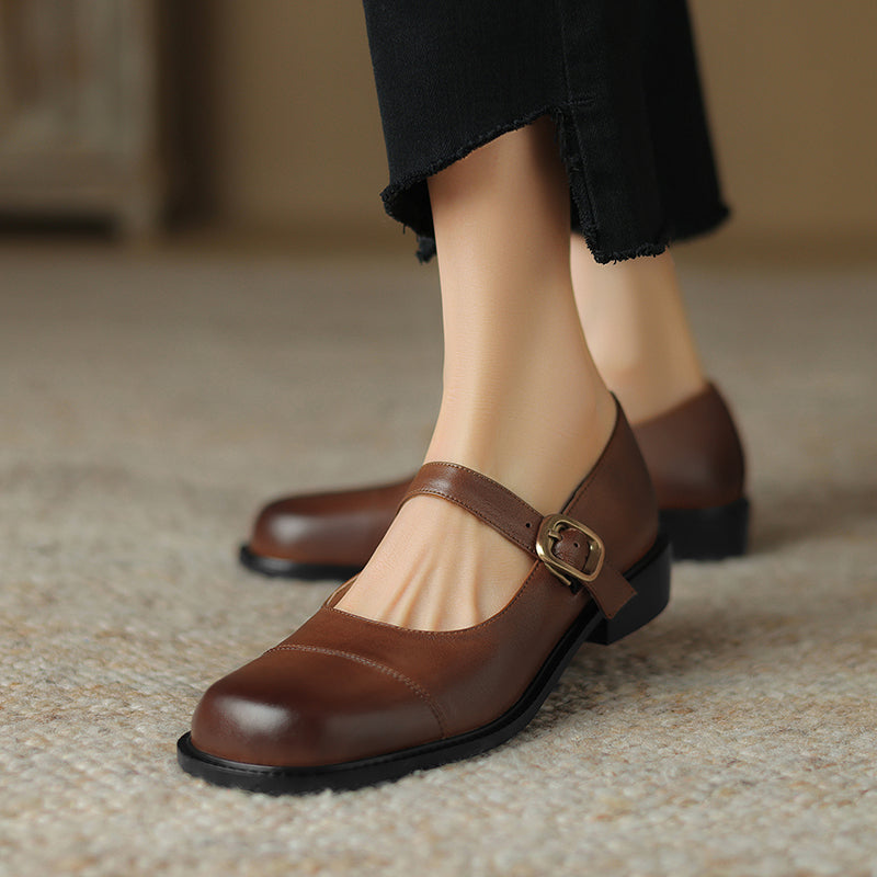 HG202-Elina Leather Works-Women's Genuine Leather Shoes