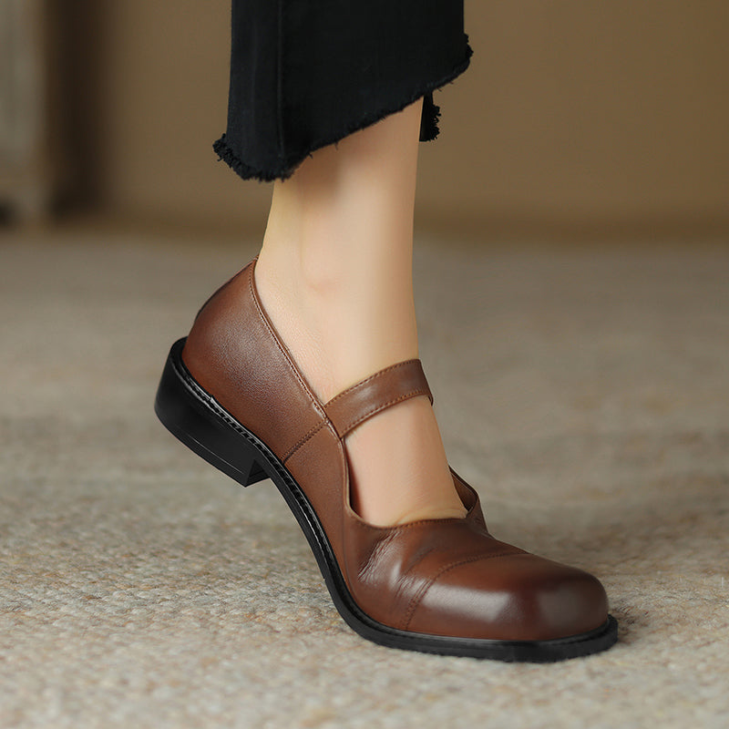 HG202-Elina Leather Works-Women's Genuine Leather Shoes