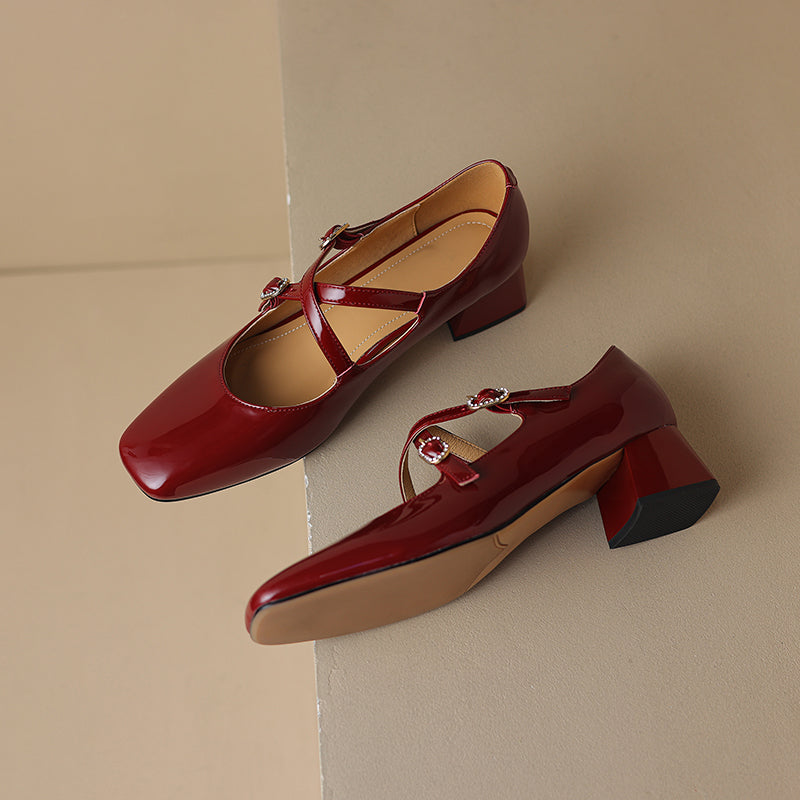 HG206-Elina Leather Works-Women's Genuine Leather Shoes