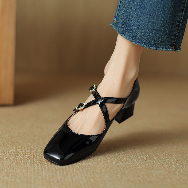 HG206-Elina Leather Works-Women's Genuine Leather Shoes