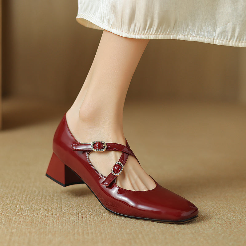 HG206-Elina Leather Works-Women's Genuine Leather Shoes