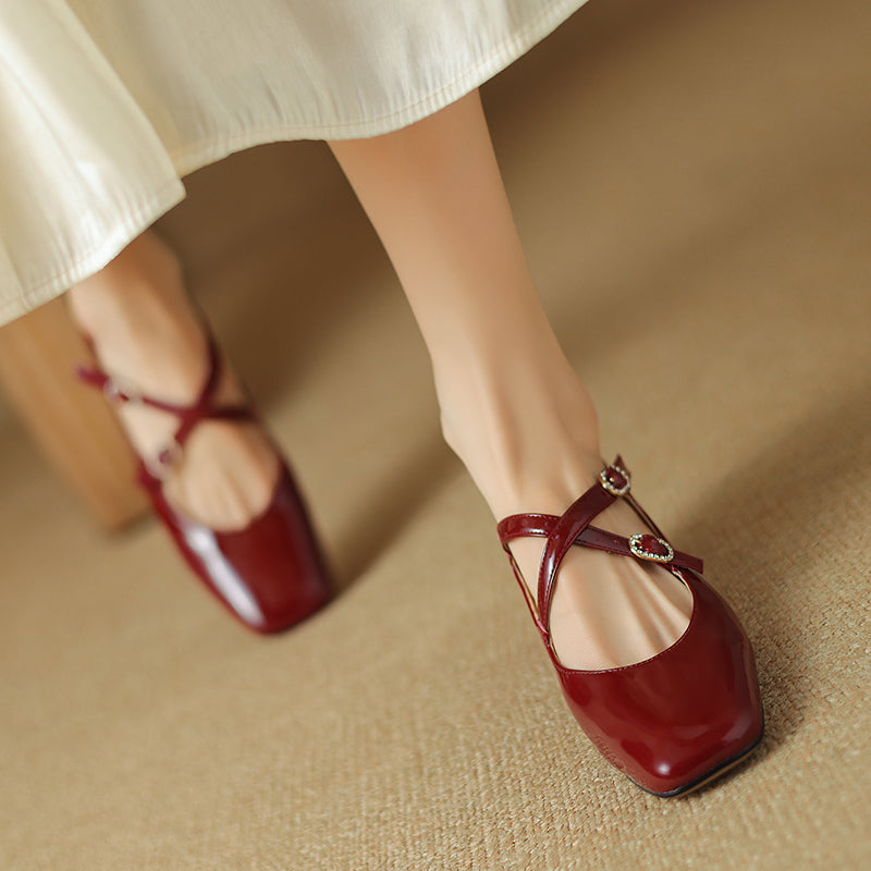 HG206-Elina Leather Works-Women's Genuine Leather Shoes