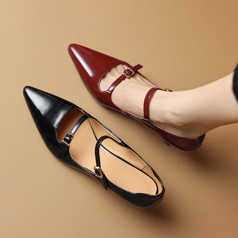HG207-Elina Leather Works-Women's Genuine Leather Shoes