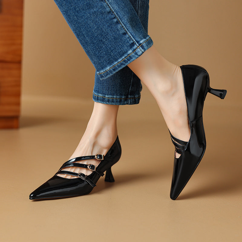 HG209-Elina Leather Works-Women's Genuine Leather Shoes